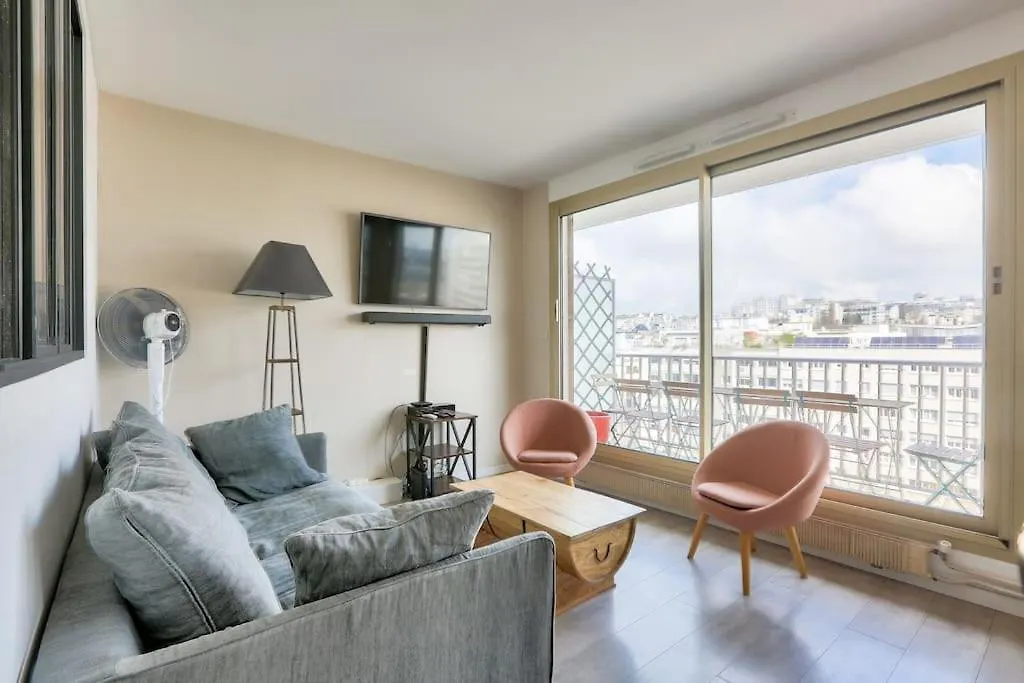 Appartement Avec Balcon Et Parking A 1Min Du Metro 巴黎 公寓