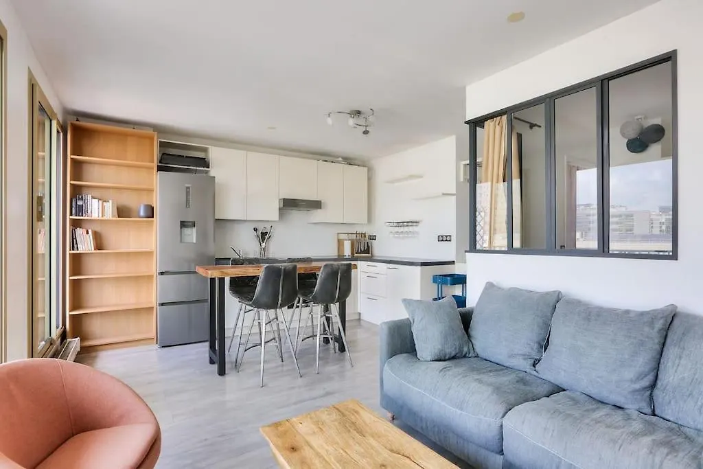 Appartement Avec Balcon Et Parking A 1Min Du Metro 巴黎