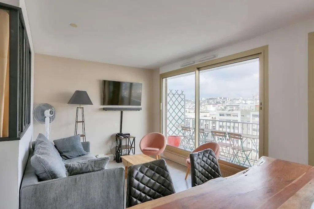 Apartment Appartement Avec Balcon Et Parking A 1Min Du Metro Paris France